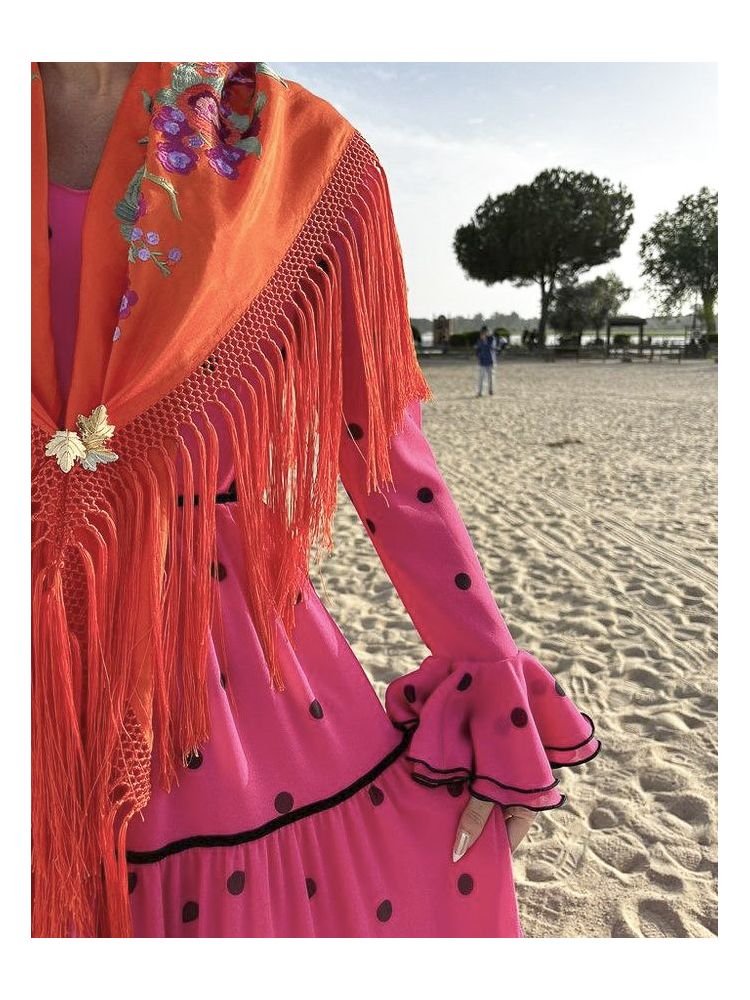 Traje garrotín MM fucsia