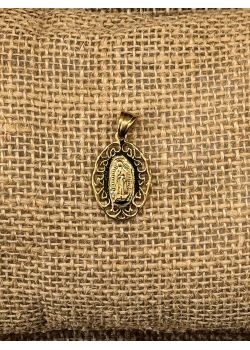 Medalla virgen de Guadalupe acero