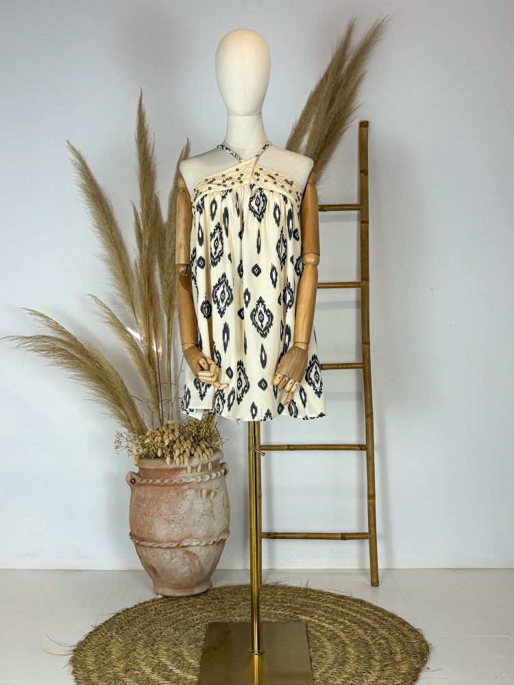 Vestido mini cruzado
