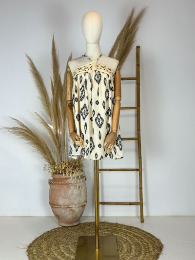 Vestido mini cruzado