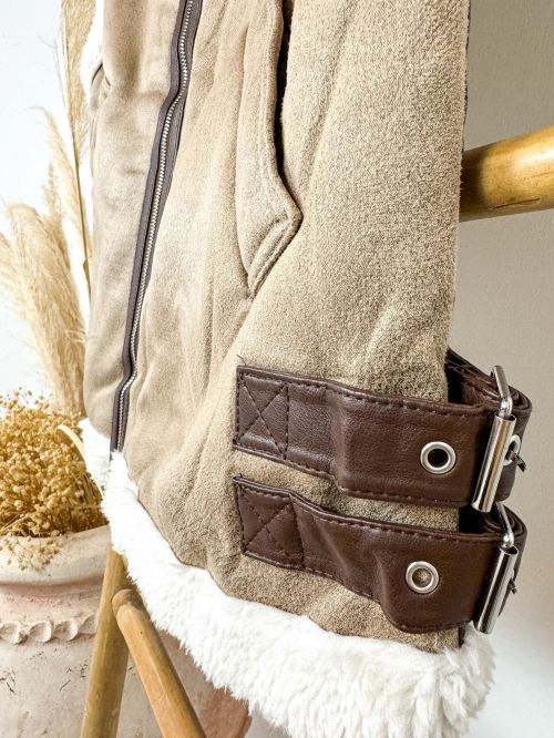 Chaquetón sin mangas