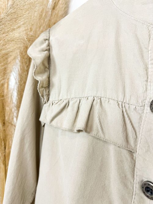 Blusa micropana cruda