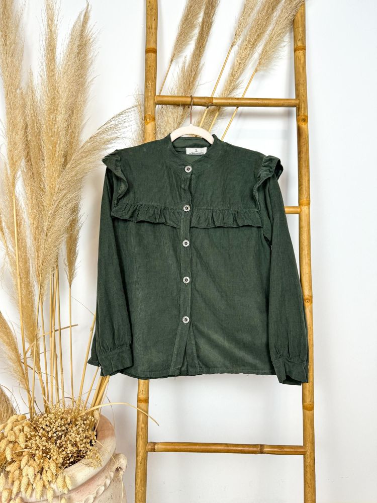 Blusa micropana verde cacería