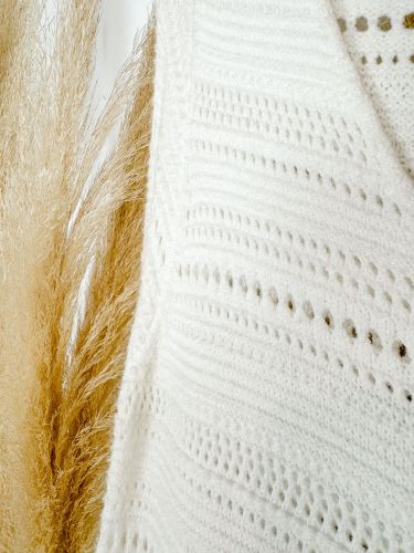 Vestido largo calado de punto 2