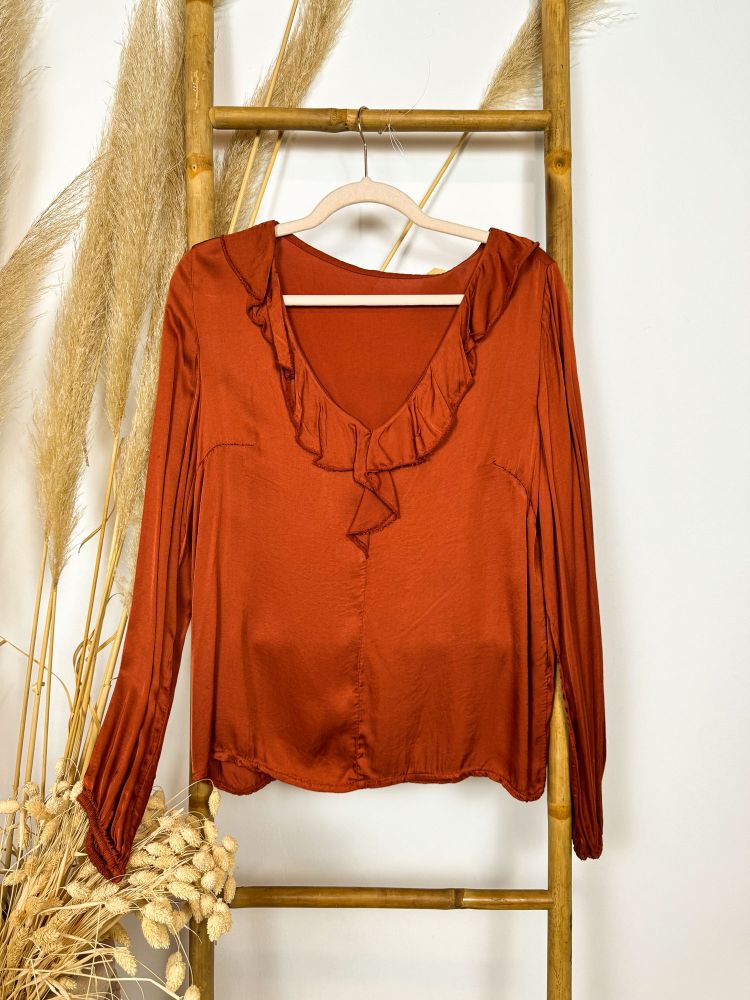 Blusa de raso caldera