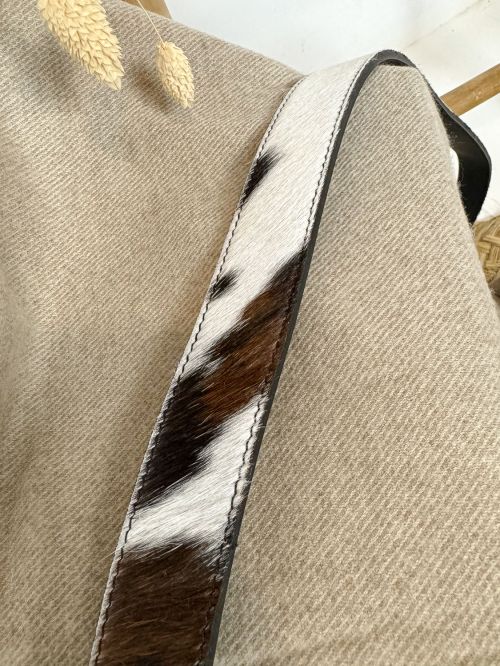 Cinturón pelo de potro tricolor