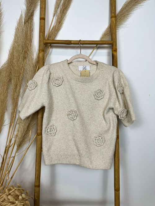 Jersey manga corta color gris