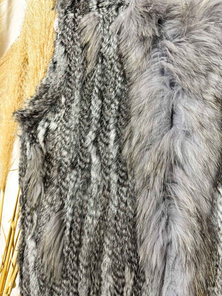 Abrigo sin mangas pelo natural color... Abrigo sin mangas pelo natural color...