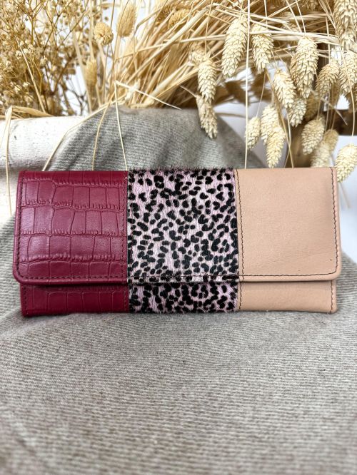 Cartera grande piel colores