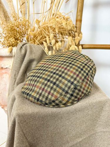 Gorra invierno cruda cuadros medianos