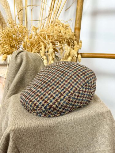 Gorra de niño campera clásica pata de gallo tricolor