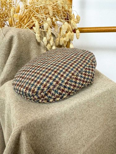 Gorra de niño campera clásica pata de gallo tricolor 2