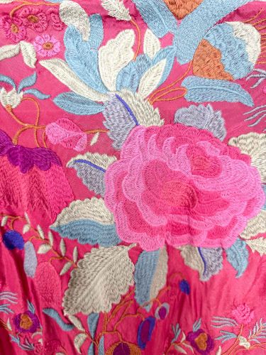 Mantón Amalia buganvilla 2