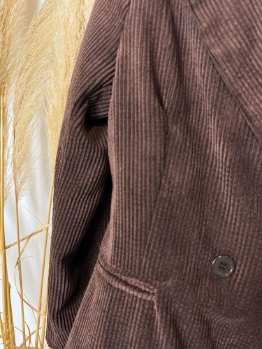 Blazer pana marrón chocolate 2