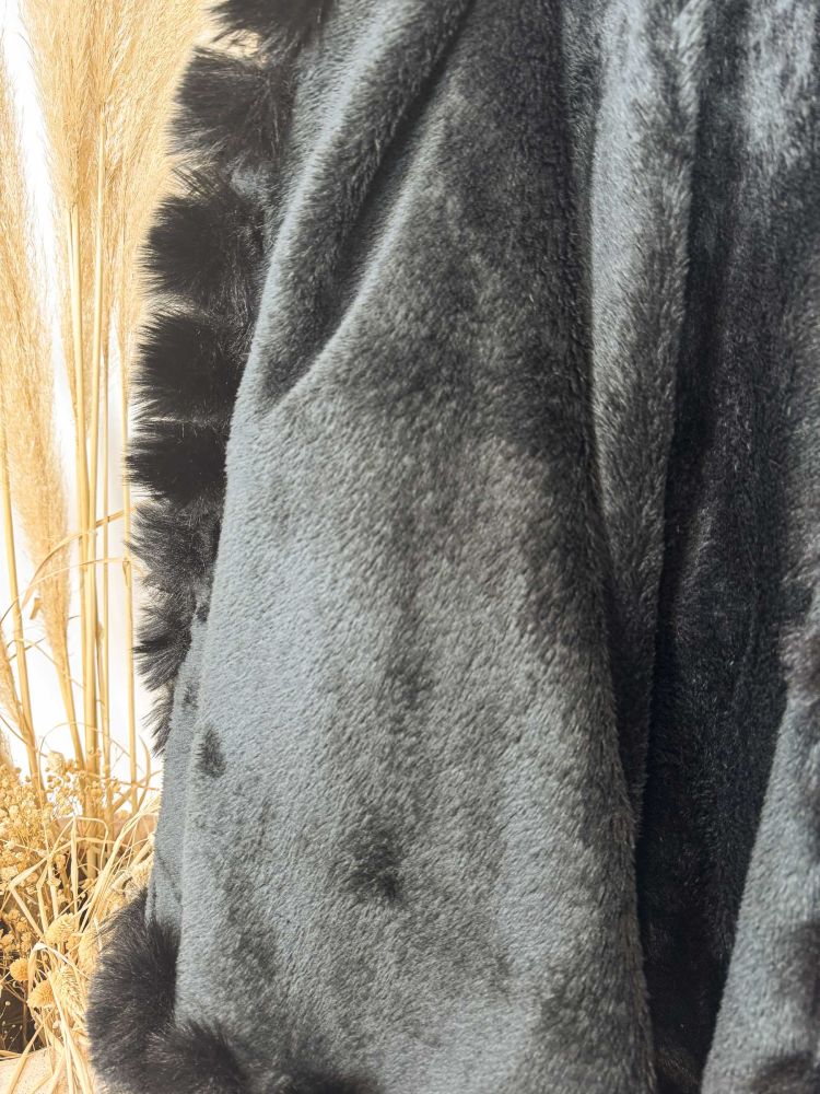 Capa Marianela mezclillada Capa Marianela mezclillada