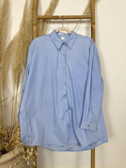 Camisa oversize azul