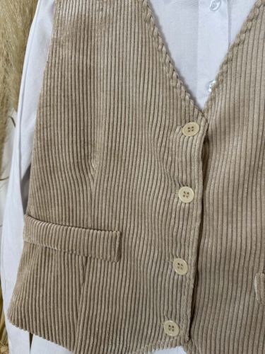 Chalequillo pana beige 2