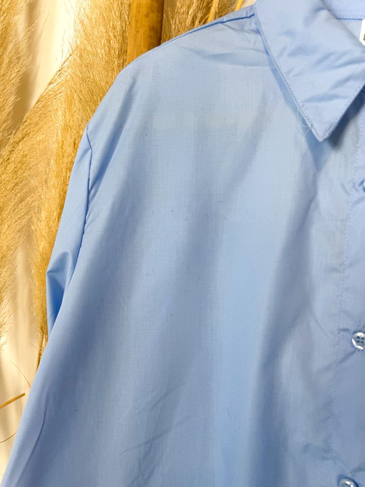 Camisa oversize azul