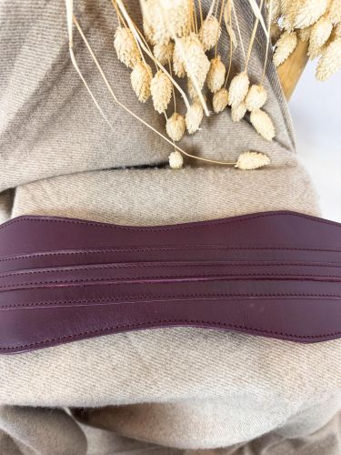 Fajín de piel cereza 2