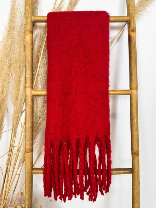 Bufanda roja
