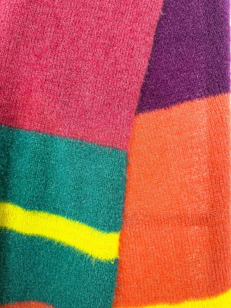 Bufanda multicolor de brillo