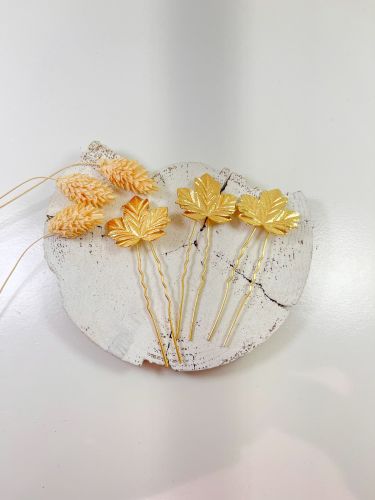 Horquilla hoja de acebo grande