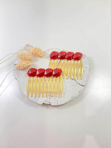 Peinecillo piedra rombo teja