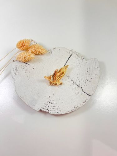 Broche golondrina pequeña dorada 2