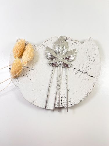 Horquilla hoja plata