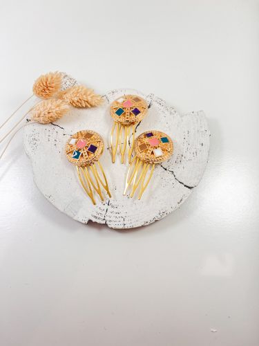 Peinecillo moneda multicolor