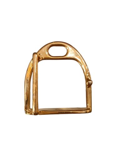 Hebilla estribo dorado 2