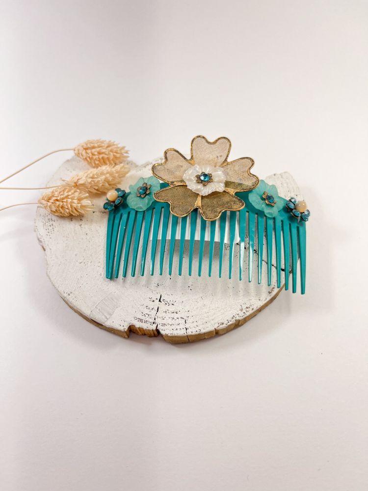 Peinecillo Maite Cárdenas azul añil...