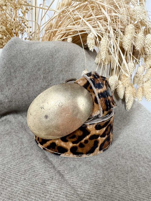 Hebilla ovalada chapón oro viejo