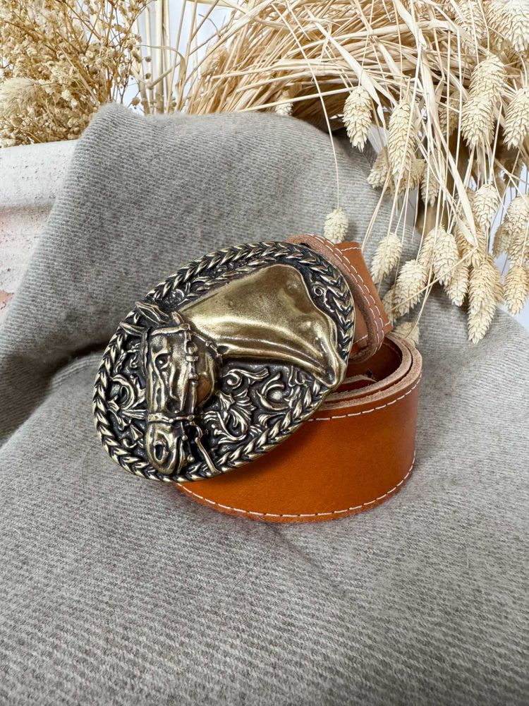 Hebila ovalada oro viejo cabeza...