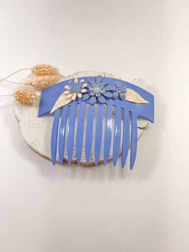 Peinecillo Maite Cárdenas 4 crudo y azul 2