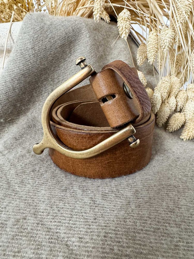 Hebilla espuela oro viejo