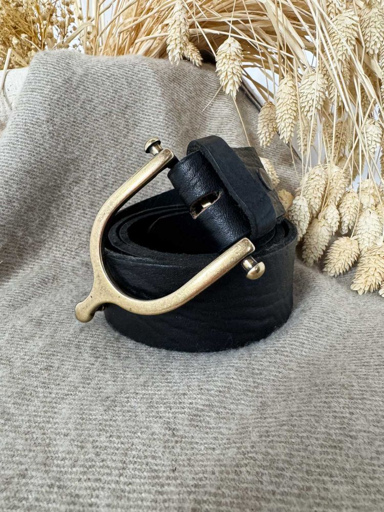 Hebilla espuela oro viejo