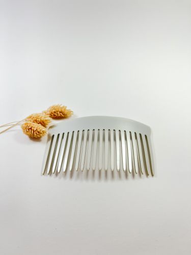 Peinecillo liso acetato plateado