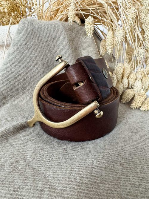 Hebilla espuela oro viejo