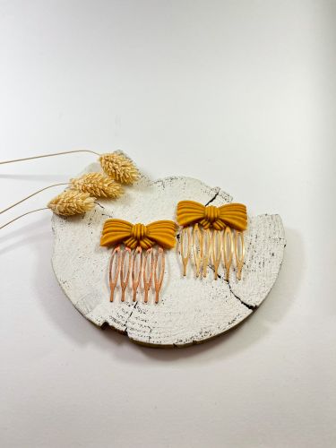 Peinecillo resina lazo mostaza