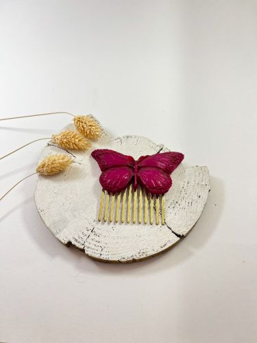 Peinecillo resina mariposa buganvilla