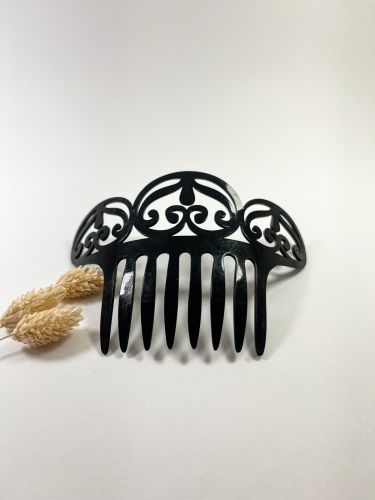 Peineta 3 arcos negra