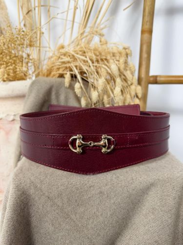 Fajín piel cereza filete pequeño dorado