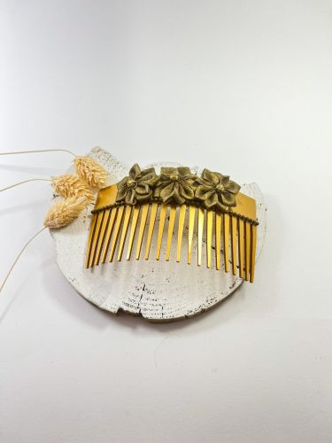 Peinecillo acetato dorado triole flor