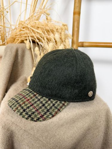 Gorra invierno STRIKE verde cacería vicera patas de gallo...