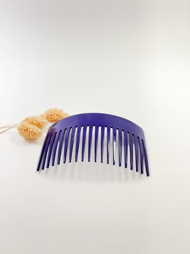 Peinecillo liso acetato rectangular morado