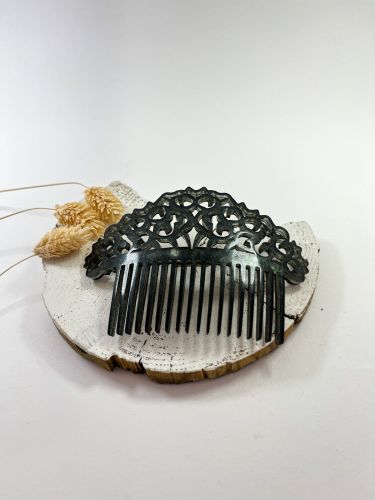 Peinecillo enredadera acetato negro traslúcido