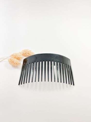 Peinecillo liso acetato rectangular negro