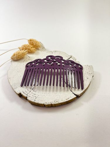 Peinecillo enredadera fina acetato morado