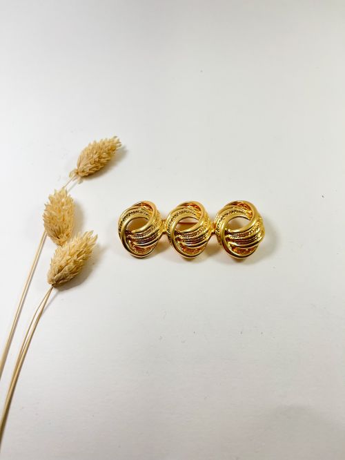 Broche MINES 19 dorado